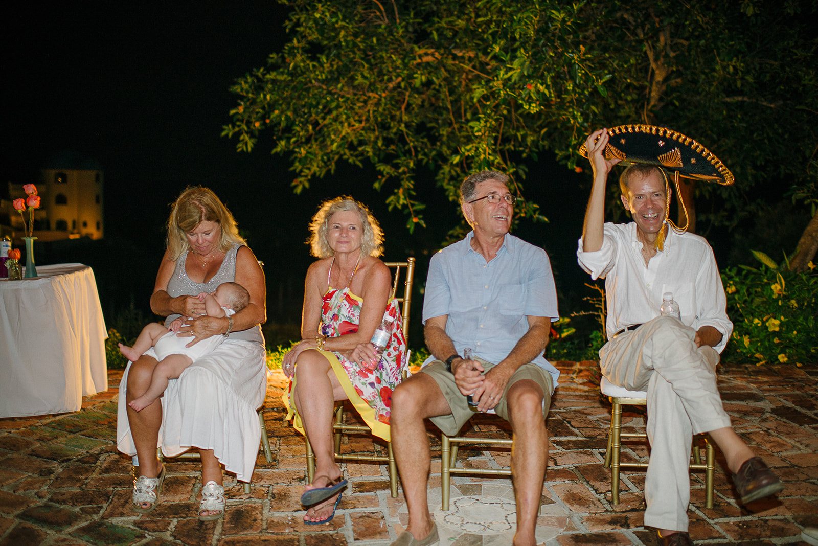 Guests in sombreros