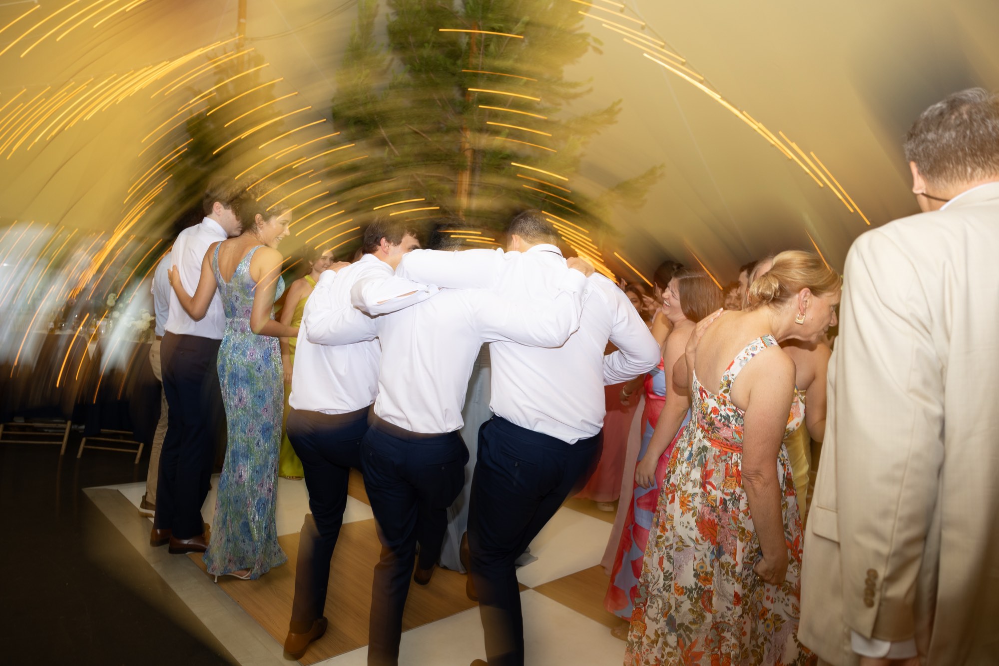 The dance floor in motion