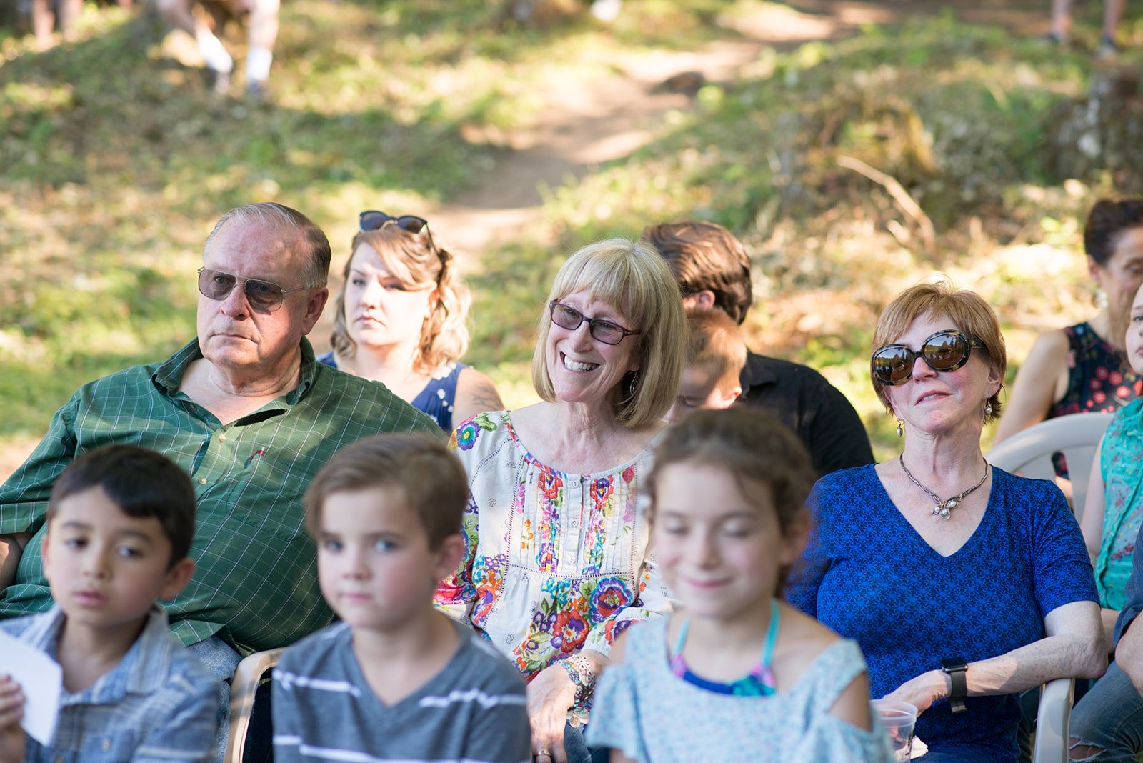Guests in the front row