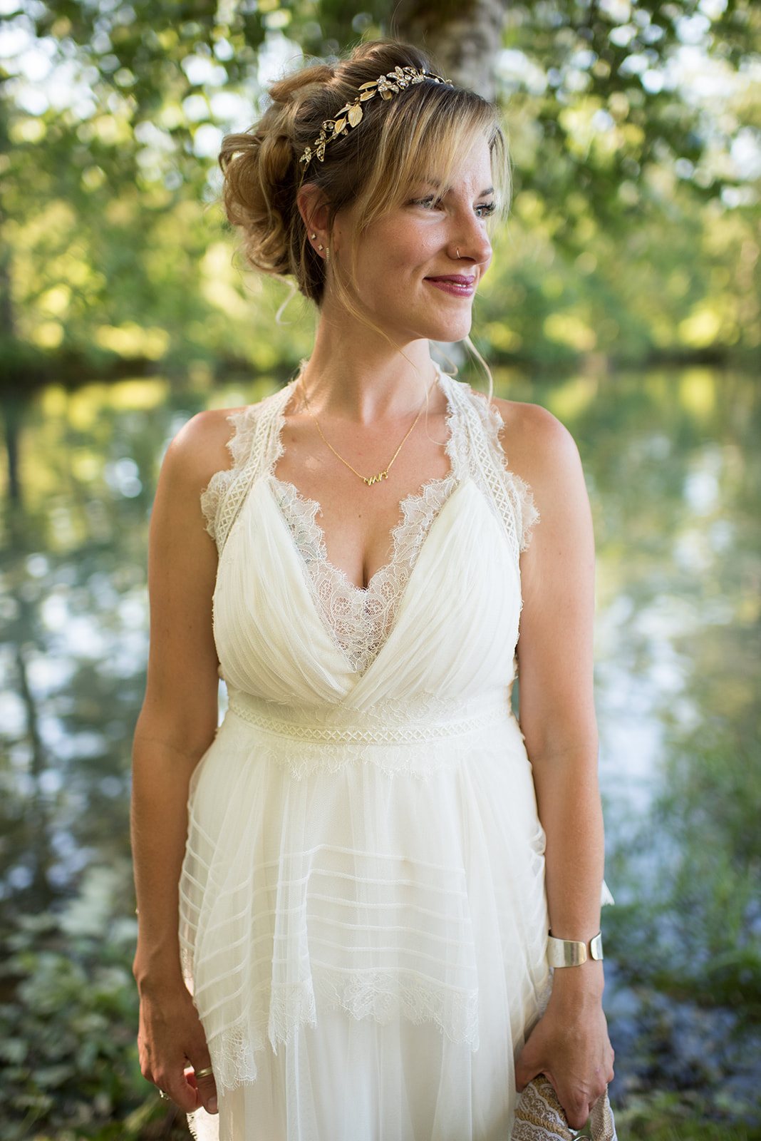 The bride in the trees
