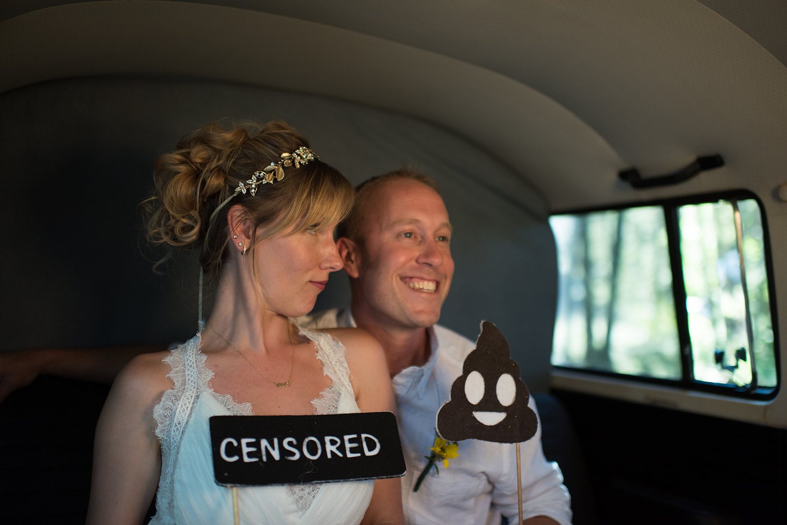 The couple in the van